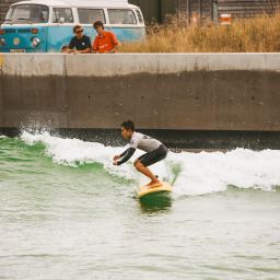 Surfing at The Wave – Bristol, England